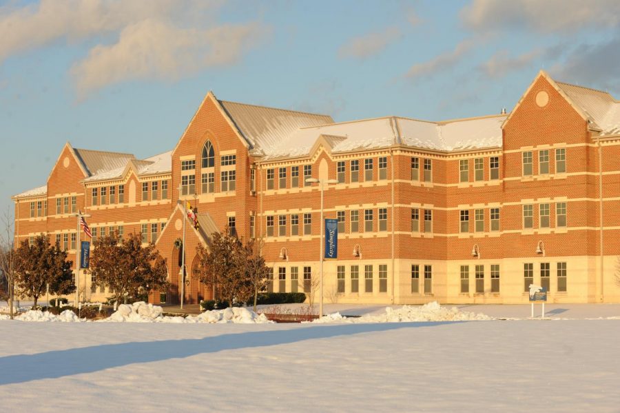 GC had its first snow day on Thursday, January 4