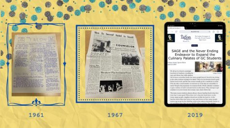The evolution of Good Counsel High Schools student newspaper, from 1961 through 2019.