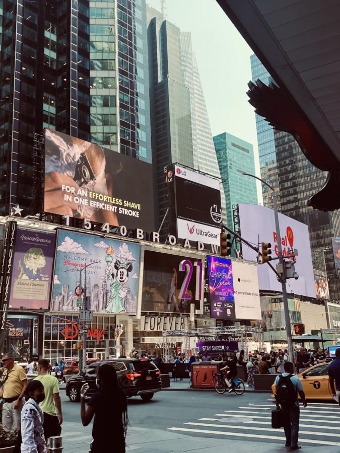 Exploring the flashing signs in the heart of Times Square