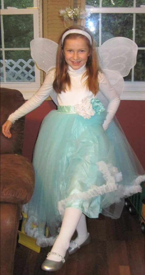 Sports Editor Sarah Siegle 24 dressed as a fairy princess in 2014