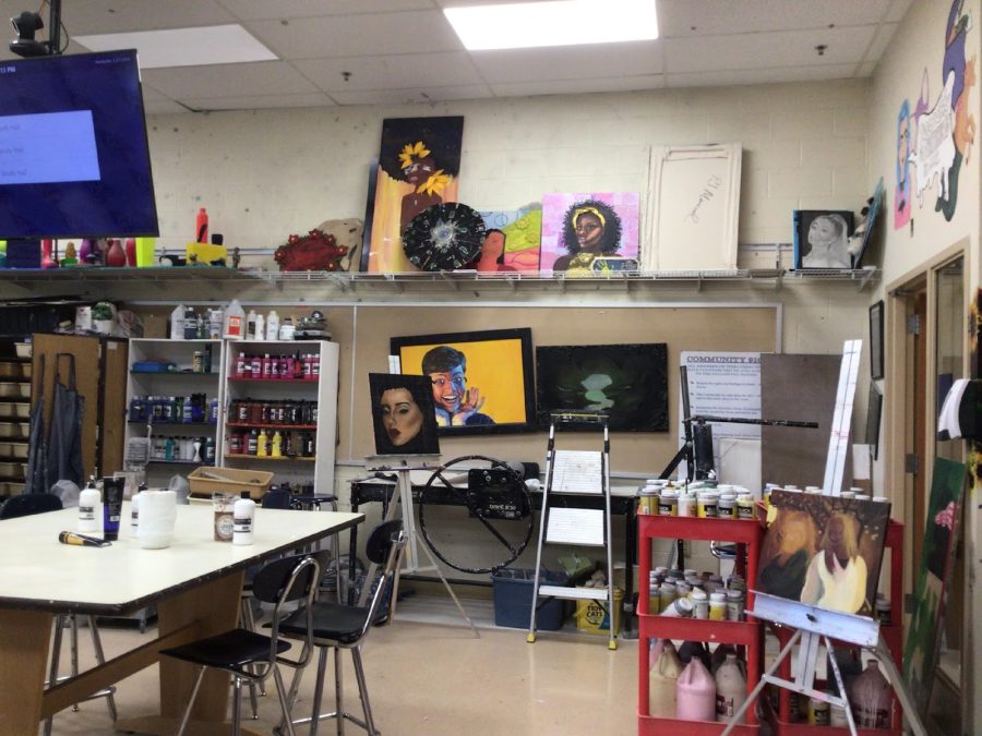 Mr. Clulow’s art room (Room 119).