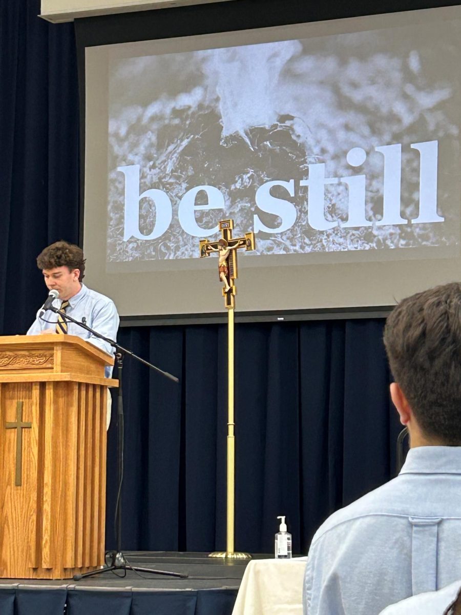 The Good Counsel Community comes together as one to observe Ash Wednesday and the beginning of Lent.
